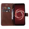 Подходит для мобильного телефона Fujitsu Arrows Be 4plus кожаный чехол Sense4 однотонный кожаный узор кошелек для карт