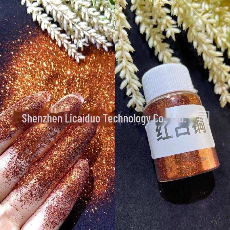 Блестящая пудра для ногтей 0,2 мм для самостоятельного нейл-арта с быстросохнущим клеем Crystal, маслом Quicksand и наполнителем Mahjong