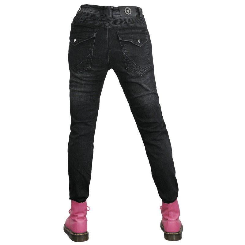 Womens Motorcycle Riding Jeans With Kevlar Reinforcement Anti-Tear Protective Pants