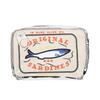 Funny Canned Sardines Makeup Bag for Lipstick Powder Hand Cream Creative Cosmetic Bag Travel Portable Zipper Bag