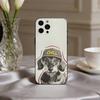 F-Смешной Модный D-Собачий Арт Чехол Для Телефона Для iPhone 17pro,16,15,14,13,12,11 Plus,Pro Max,XS,Мягкий Силиконовый Черный Чехол