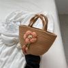 Оптовая сумка новая летняя ручная женская сумка дизайн повседневная плетеная сумка хлопковая веревка