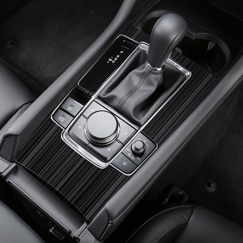Для Mazda 3 BP 2019 2020 2021 2022 2023 2024 2025 нержавеющая сталь салон автомобиля держатель стакана воды рамка крышка отделка декоративная наклейка