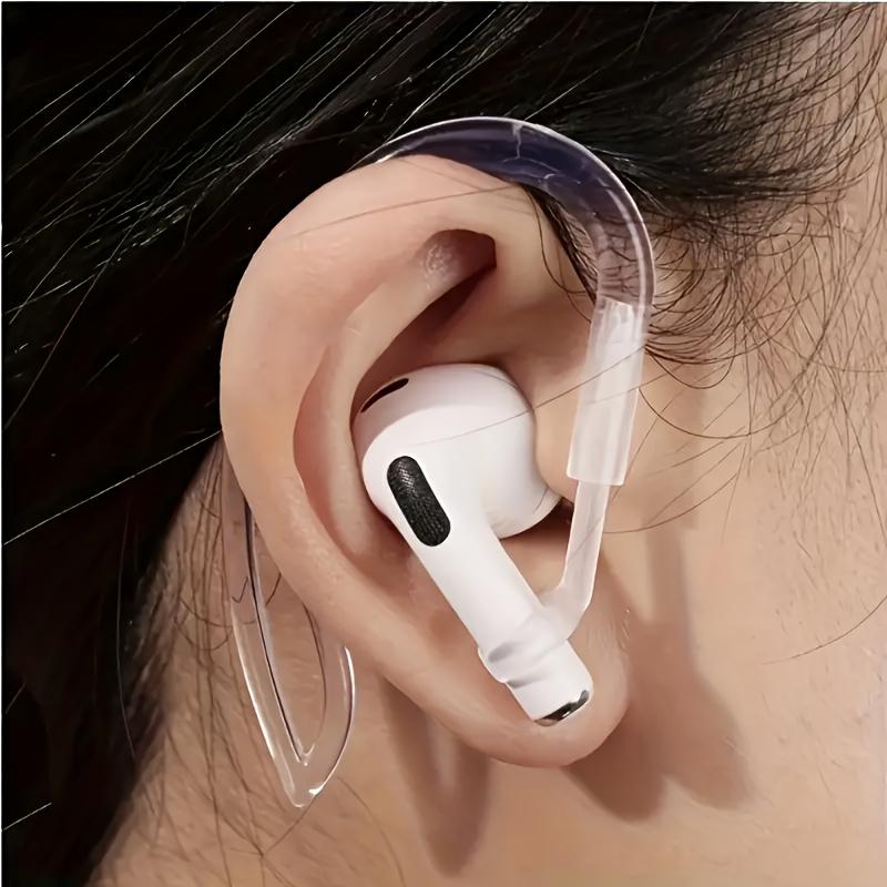 2Pcs Rotatable Extendable Anti-Lost Earphone Hooks Sports Drop Proof Wireless Headphone Secure Holder Accessories