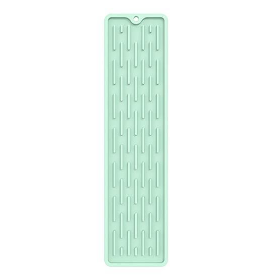 Противоскользящий силиконовый коврик для смесителя, водонепроницаемая подставка под слив раковины, обертывающий дизайн, защита столешницы кухни, сушилка для мыла, держатель для зубной щетки, защита от брызг