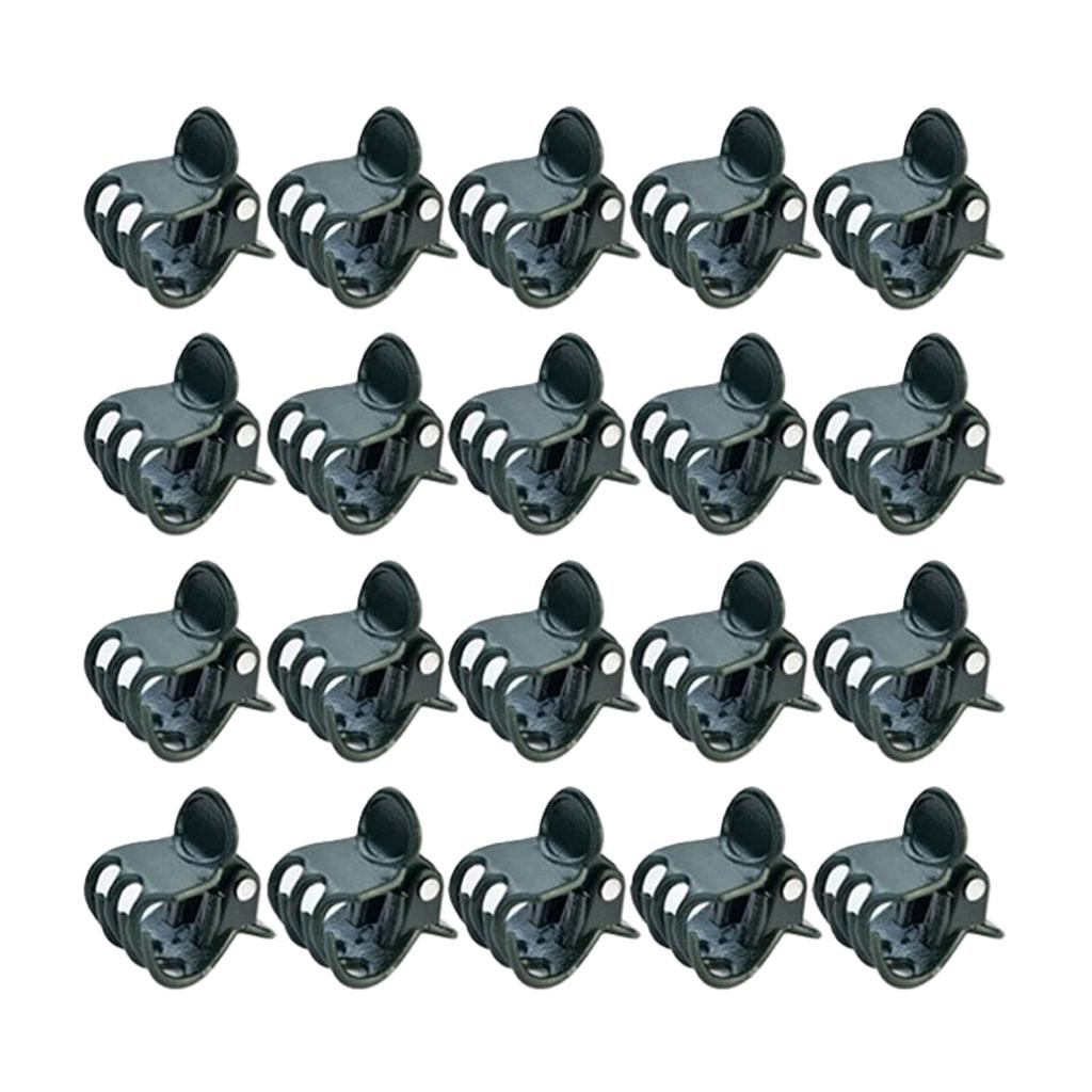 20/100 шт. Зажимы для растений, Зажимы для орхидей, Зажимы для растений для поддержки, Вьющиеся растения, Растущие растения, Поддержка для выращивания орхидей, Фиксирующие зажимы