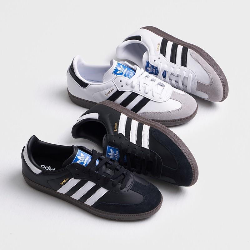 Adidas Детские кроссовки Samba OG I Black White Gum Core-Black Cloud-White IE3680