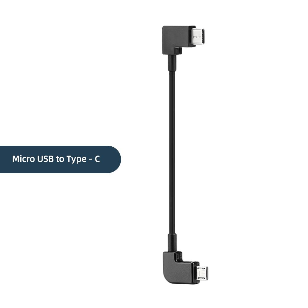 FONKEN Кабель для передачи данных пульта дистанционного управления дроном 30 см для DJI mavic/Air2/2S/Mavic 3/Mini 2 iOS Type C, разъем адаптера Micro USB