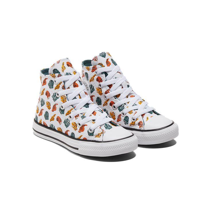 Converse Chuck Taylor All Star Canvas Full Print Cartoon Pattern Casual High Top Kids Canvas Shoes Kids Sneakers Multicolor 671707C