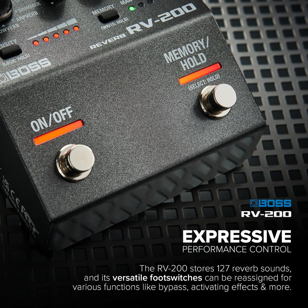 РЕВЕРБЕР BOSS Ревербератор RV200 BOSS/RV-200