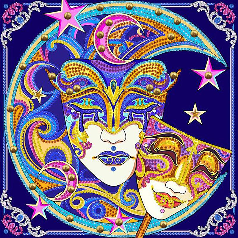 5D Abnormal Diamond Painting Set Kitten DIY Diamond Decorative Painting