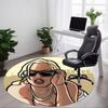 1 шт. Круглый ковер GTA V Office, Под офисные стулья Спальня Гостиная Домашний декор a0926047
