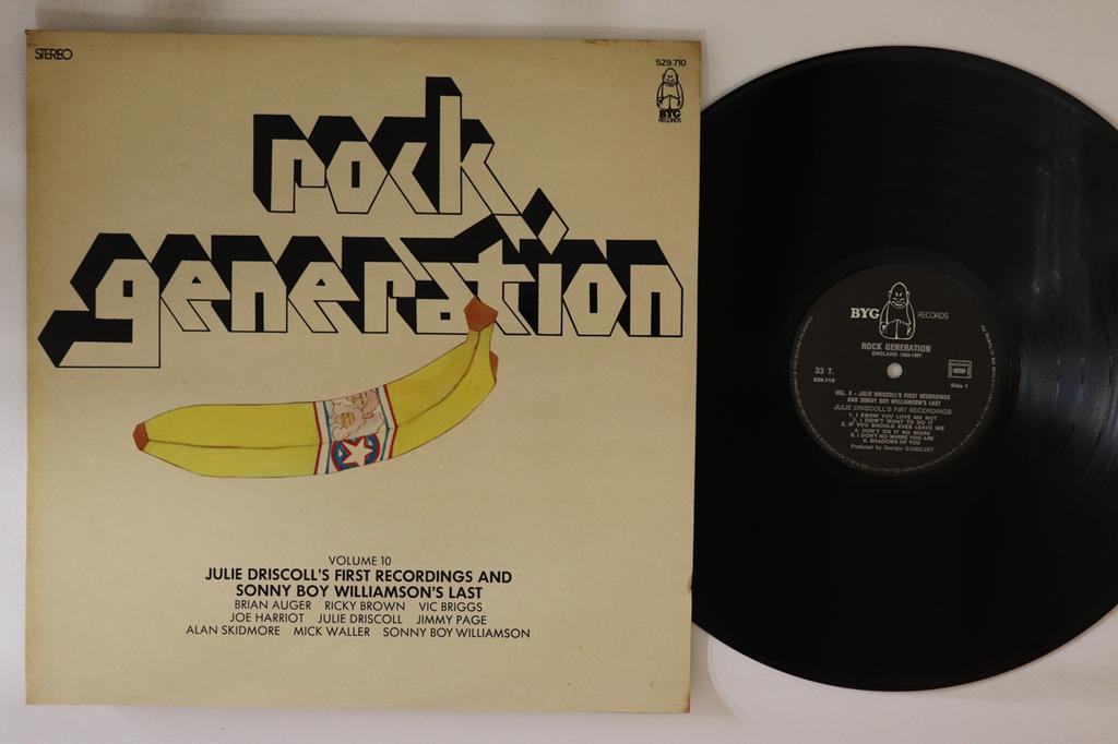 LP Record JULIE DRISCOLL SONNY BOY WILLIAMSO Rock Generation Volume 10 Julie D 529710 BYG 1972 France Rock Used