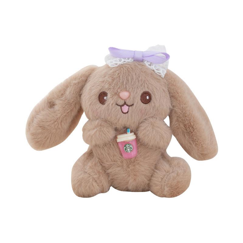 Plush Bunny Keychain With Pp Cotton Filling For Kids And Adults