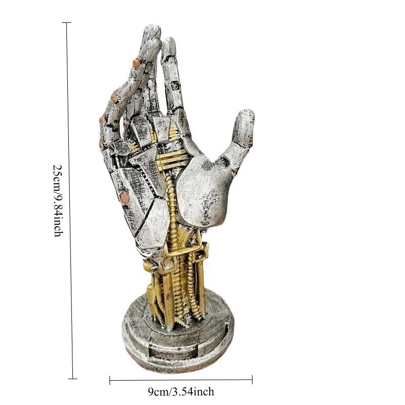 New Creative Game Controller Desktop Stand Cyberpunk Mechanical Arm Simulated Robot Hand Sculpture Mechanical Hand Staute Decor