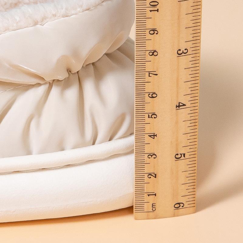 Большие белые фоновые пуховые хлопковые тапочки женские зимние сумки на каблуках теплая и пуховая домашняя обувь из хлопка для мужчин