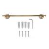 Towel Bar European Style Single Rod Hanging Bath Towel Holder Copper Towel Rack for Bathroom