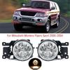 Frontlight Foglamp For Mitsubishi Montero Pajero Sport 2000 2001 2002 2003 2004 Car Front Bumper Fog Light Lamp With Bulb