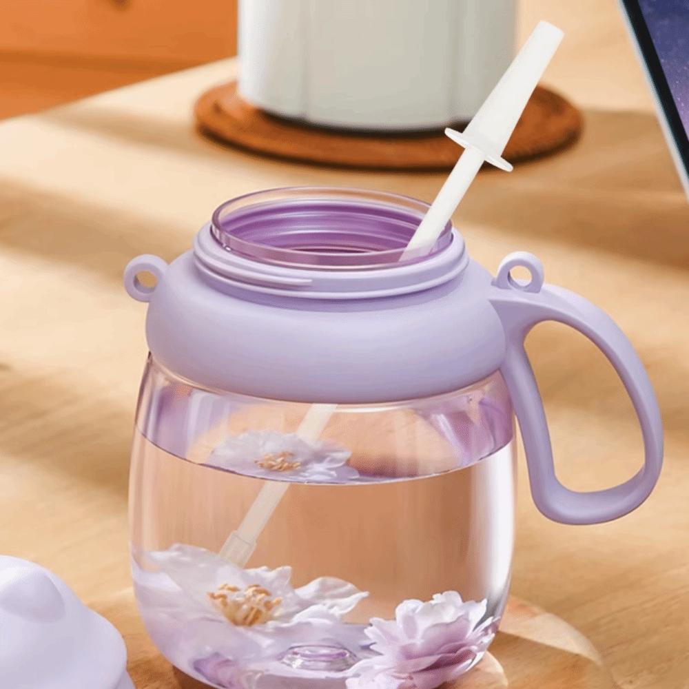 6PCS Detachable Water Bottle Straw Reusable Replacement Straw Big Belly Cup