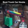 1 Pair Long Lasting Car Hooks Easy To Install Useful Seat Back Car Hangers