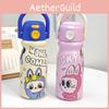 Strawberry Pudding Cartoon 600ml Insulated Travel Mug With Leakproof Lid For Kids And Students