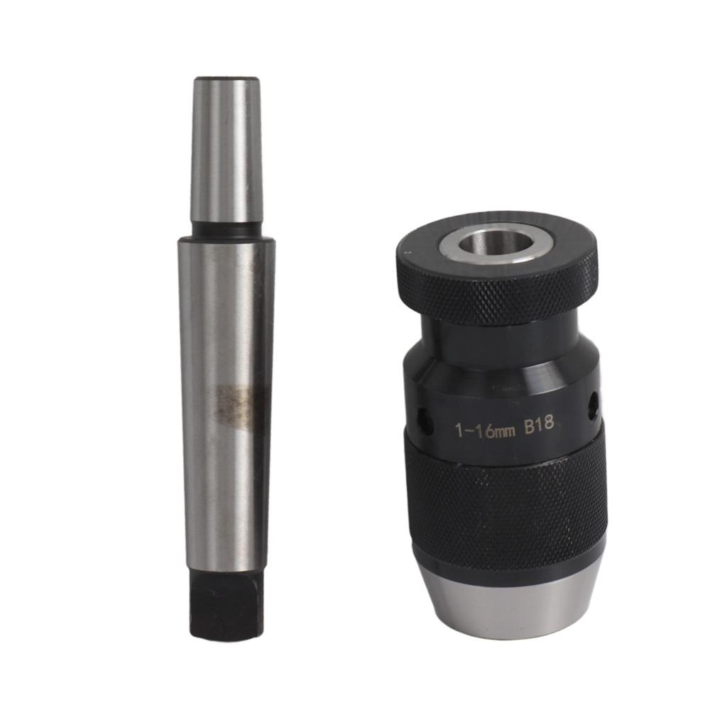 MT3-B18 Taper Arbor Lathe Chuck 1-16mm Capacity Drill Press Chuck Drilling Machines