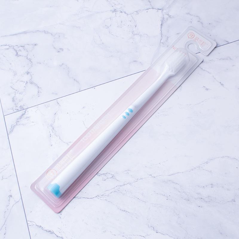 Зубная щетка премиум-класса с мягкой щетиной, маленькой головкой и нескользящей ручкой, в индивидуальной упаковке для ежедневного использования