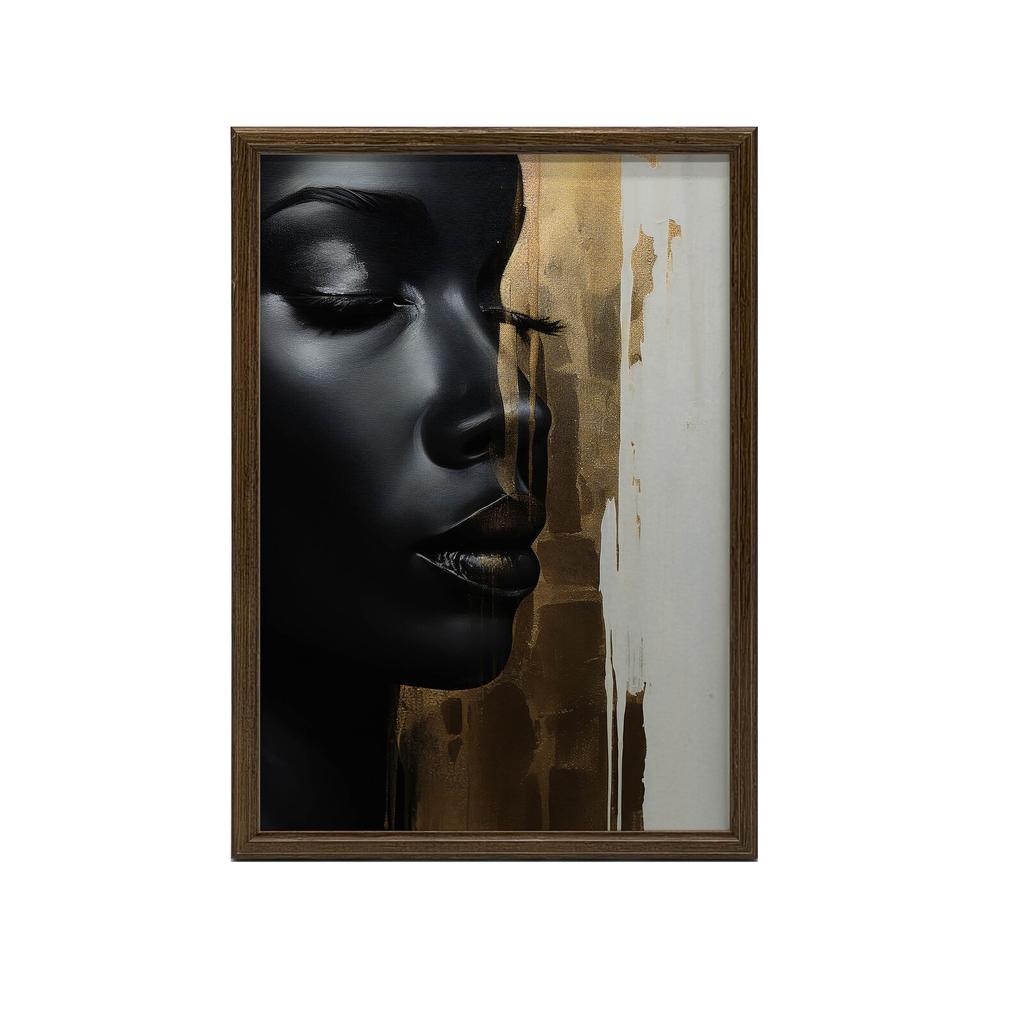 Golden Power Golden Power, 40X50 Cm, Gold Aluminum Frame, 230 Gsm Matte Paper