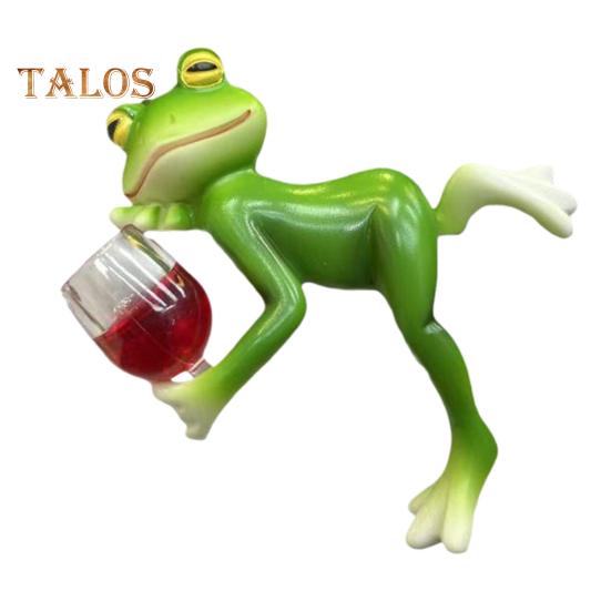 Лягушка орнамент смола декоративные мультяшные животные ручная роспись сидящие лежа стоящие лягушки фигурки садовый декор для дома