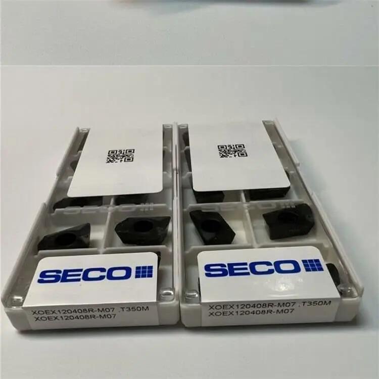 Seco / XOMX120408TR-M07,T350M /Оригинальное подлинное сплавное лезвие для ЧПУ 10 шт.