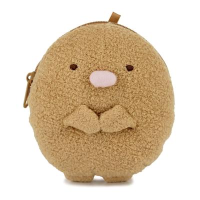 Плюшевый футляр для монет Sumikko Gurashi Tonkatsu с шейным ремешком, коричневый SG 1483 BR