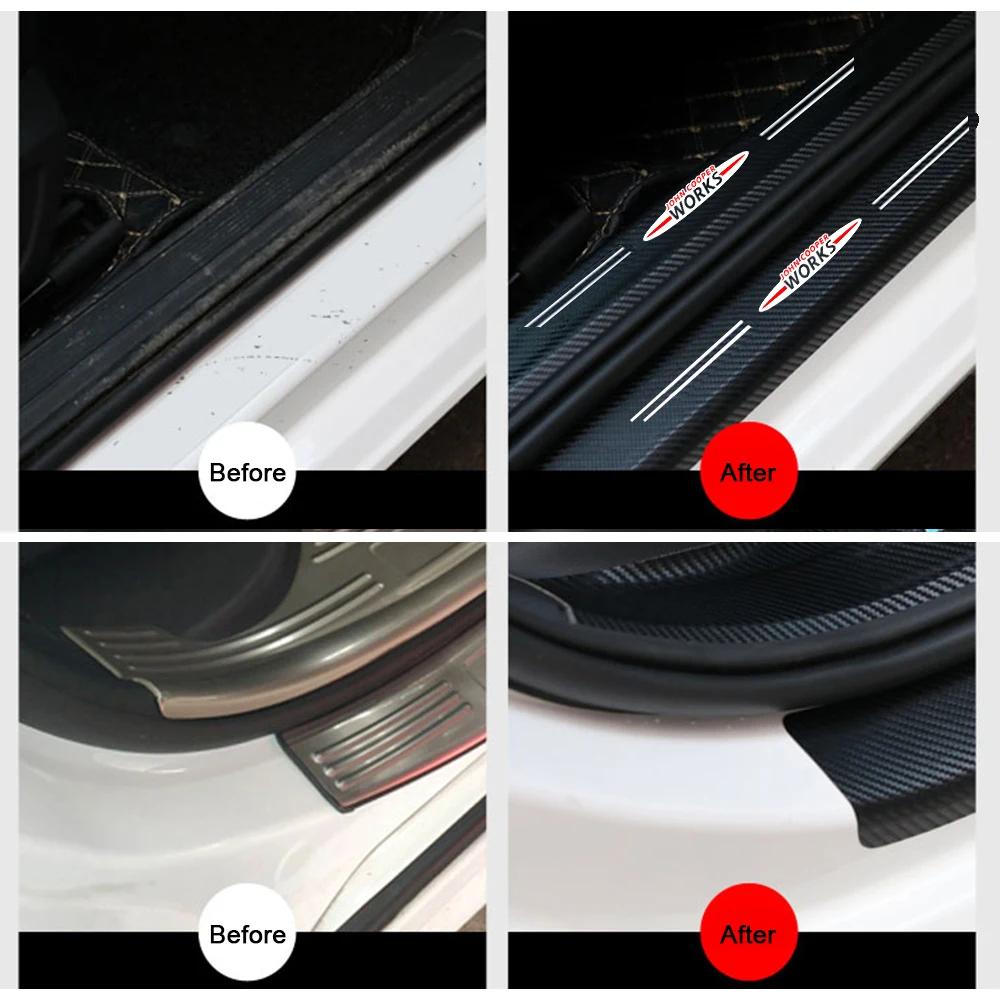 4 шт. Автомобильные наклейки Пороги для Geely geometry C Emgrand Gc6 Gx3 Ec7 Atlas Coolray Cross NL3 X6 GS Автоаксессуары