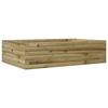 VidaXL Jardinière 90x60x23 cm bois de pin imprégné, jardinière d'extérieur, bac à fleurs, boîte à plantes, jardinière de 847237