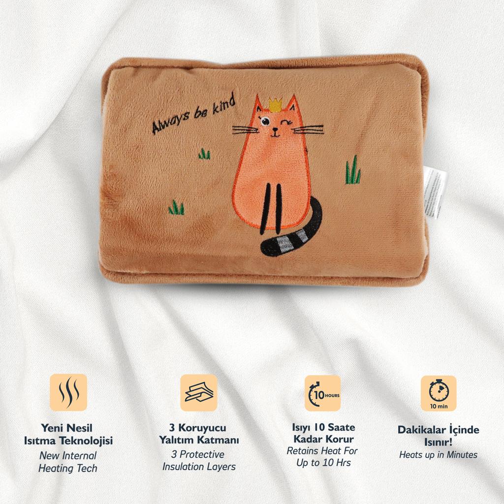 Biggdesign Cats  Kind Cat Electric Hot Water Bottle