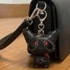 Unisex Dark Ghost Plush Keychain Creepy Bloody Halloween Bag Pendant Scary Accessories  Cosplay