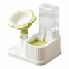 2-in-1 Pet Bowl Adjustable Height Automatic Water Dispenser Cat Water Food Bowl  Cat Feeding