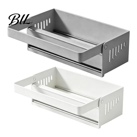 Sink Side Storage Tray Rack with Foldable Towel Rack, Durable Carbon Steel Tray, Suction Kitchen Caddy Cup Fixation Sloped Drainage Organizer,