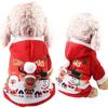 Christmas Pet Clothes Dog Hoodies Autumn Winter Warm Coat for Small Medium Dogs Jacket Sweater Puppy French Bulldog Clothing