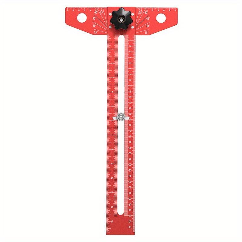 Экспортный тип Линейный Т-образный угольник Алюминиевый сплав Многофункциональный Деревообрабатывающий Комбинированный Может Перемещать Угловой Квадрат Угловой Т-образный угольник