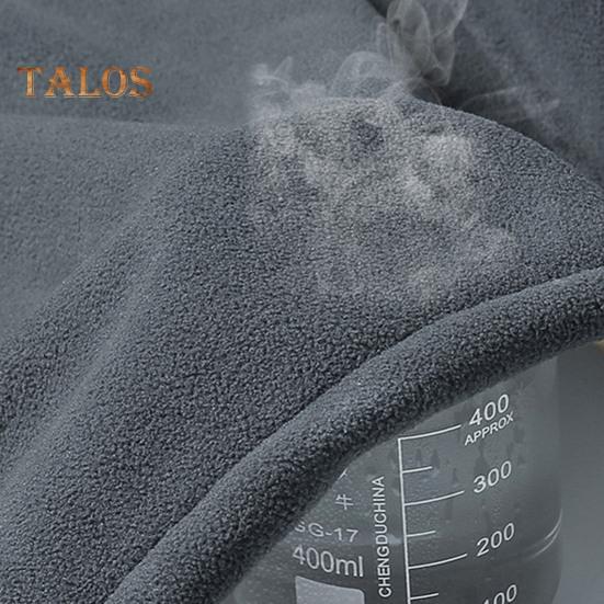 Мужской кардиган, куртка с лацканами, длинный рукав, флисовое однотонное пальто с карманами, застежка-молния, осенне-зимняя утепленная верхняя одежда