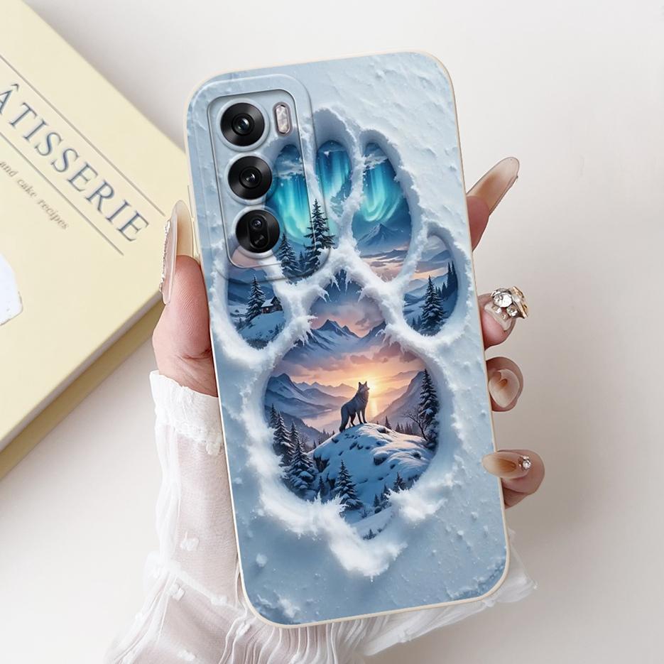For Oppo Reno 12 Pro Case CPH2629 New Fashion Candy Painted Cover Soft TPU Matte Phone Case For Oppo Reno12 Pro 5G Fundas Bumper