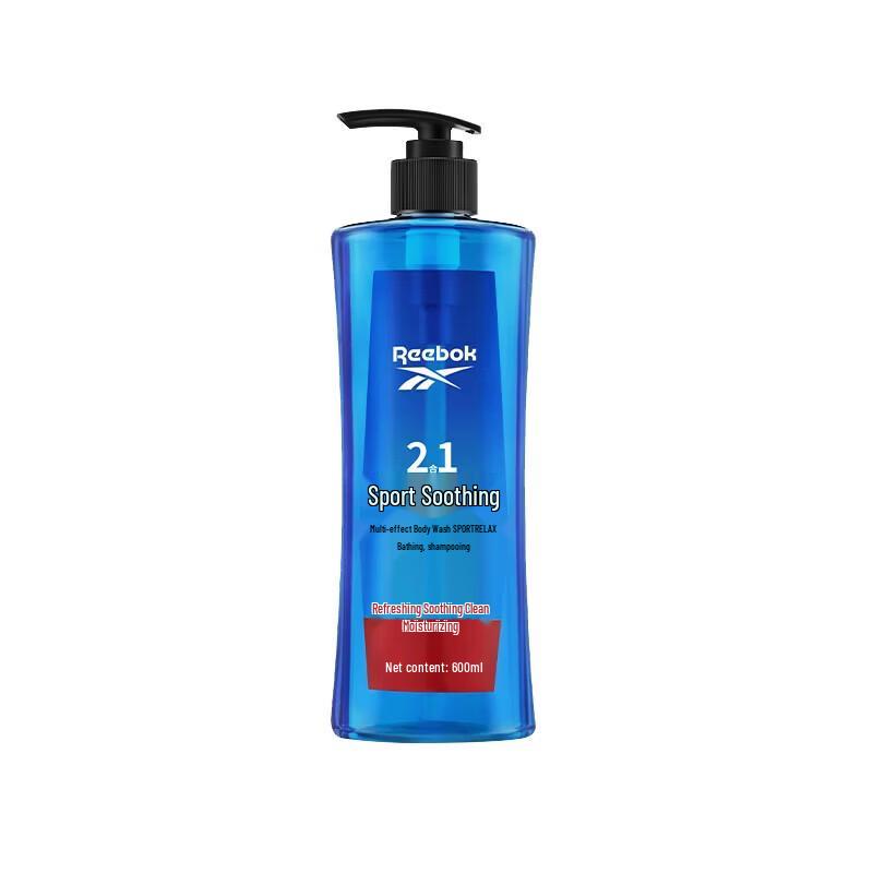 Reebok Men's Sport Soothe 2-in-1 Shower Gel & Shampoo