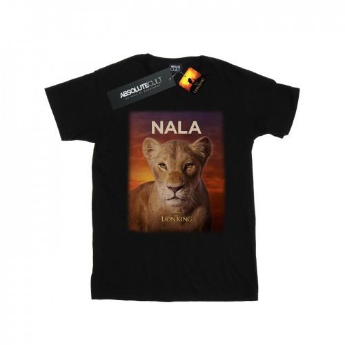 Disney Womens/Ladies The Lion King Movie Nala Poster Cotton Boyfriend T-Shirt