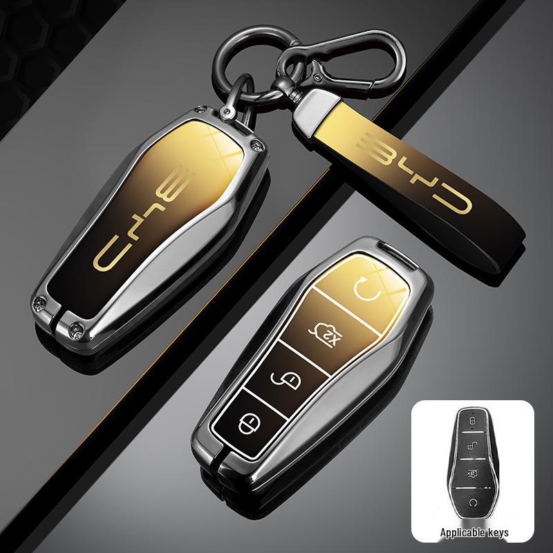 BYD Dolphin 22-24 Key Case: Compatible with Han, Song Plus, Tang DMI, Qin Pro, Yuan E2