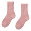 Gunze Fire Acedron Warm Wool Full Pile Pink Socks, Moisture-Wicking, Heat-Generating, Blend, Knit, Deodorizing, Women's, AGY603,