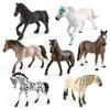 Simulation Of 7 Quarter Horse Apalusa Horse Hanover Horse Animal Static Tabletop Ornament Toy