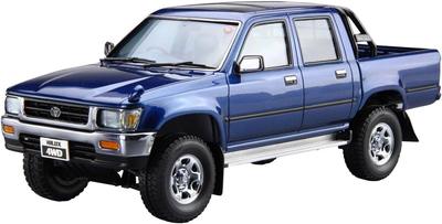 AOSHIMA Модель автомобиля Toyota LN107 Hilux Pickup Double Cab 4WD 1994 Пластиковая модель 1/24 № 20