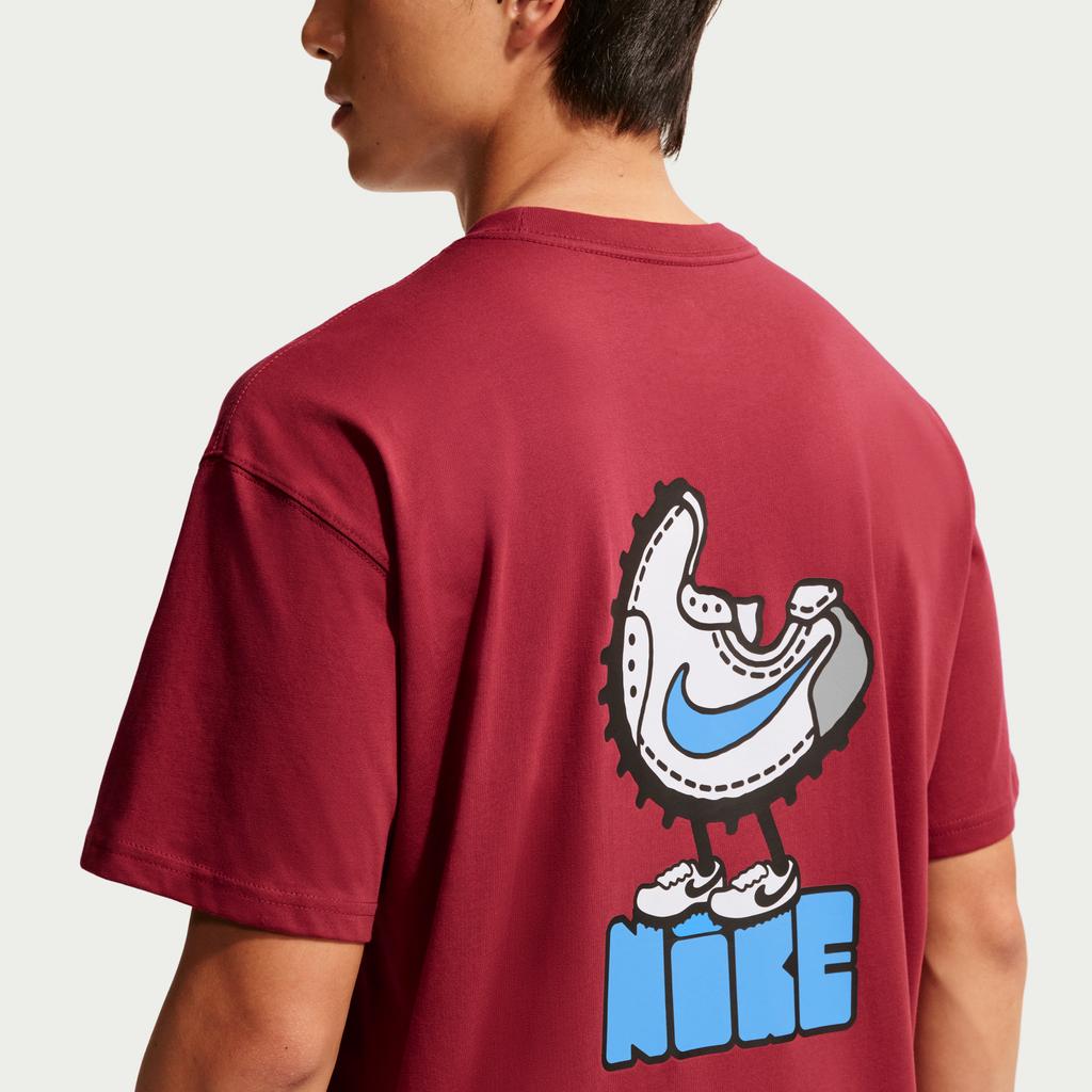 Nike Спортивная хлопковая футболка с опущенными плечами, удобная, мягкая, с круглым вырезом, мужские топы JF6384-613