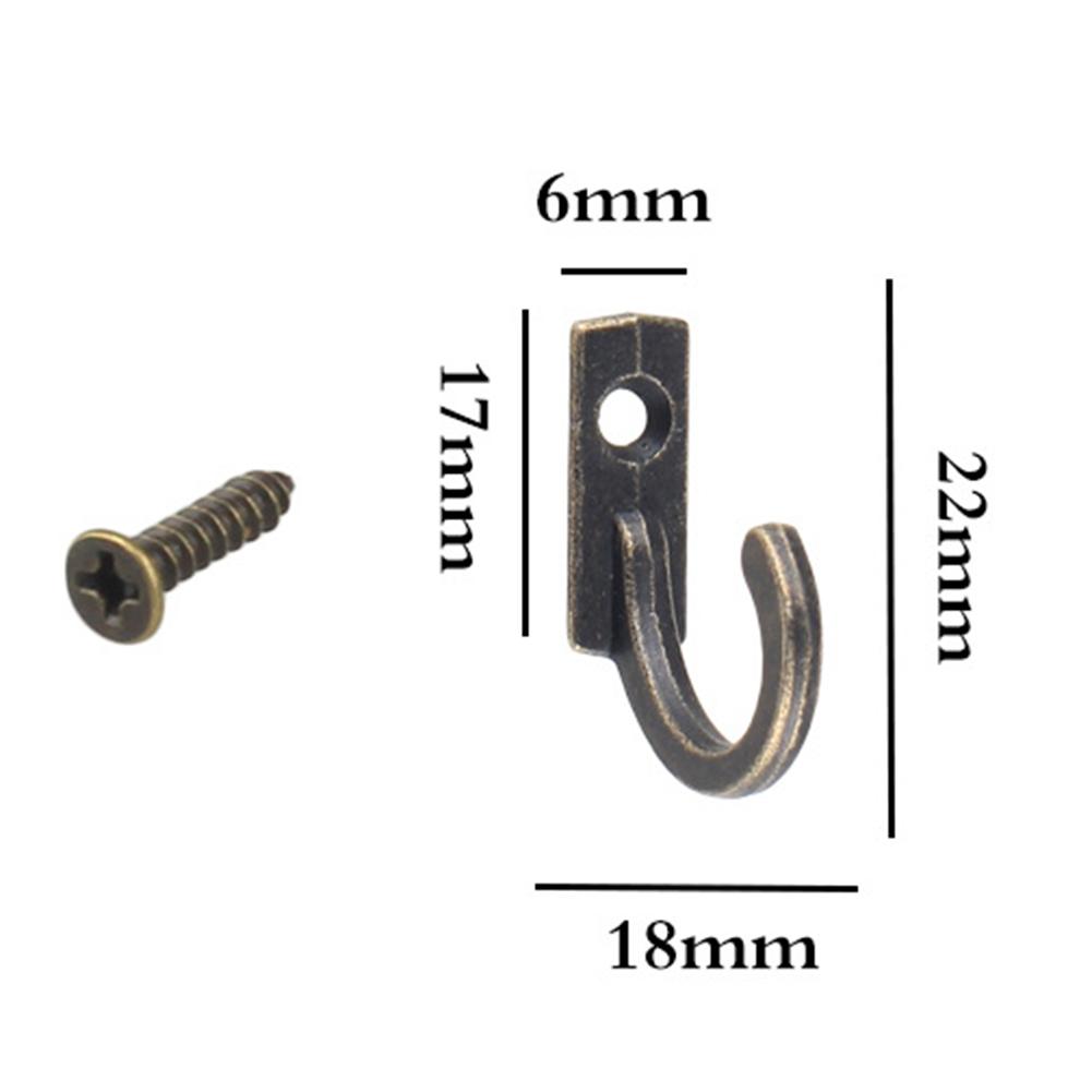10 шт. Винтажные крючки настенные литые крючки для одежды дверные вешалки для одежды домашние стеллажи для хранения держатель многоцелевой крючок
