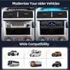 2026 Портативное 1DIN Автомагнитола MP3 Плеер Сенсорный Экран Авто Радио в приборную панель Bluetooth USB/SD/AUX-IN Цветная Подсветка DSP с Голосовым Помощником Отображение Времени